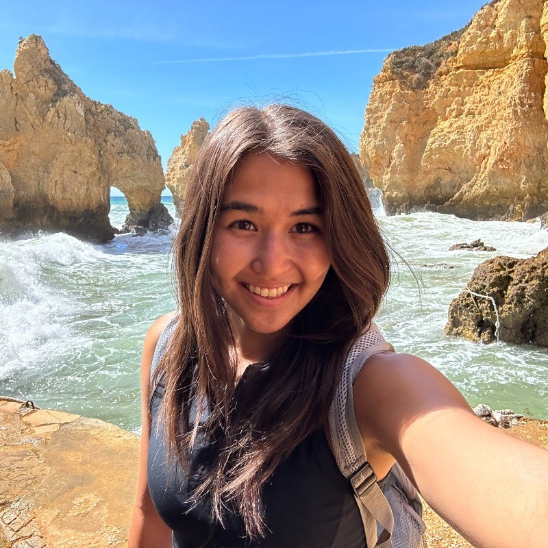 Travel selfie